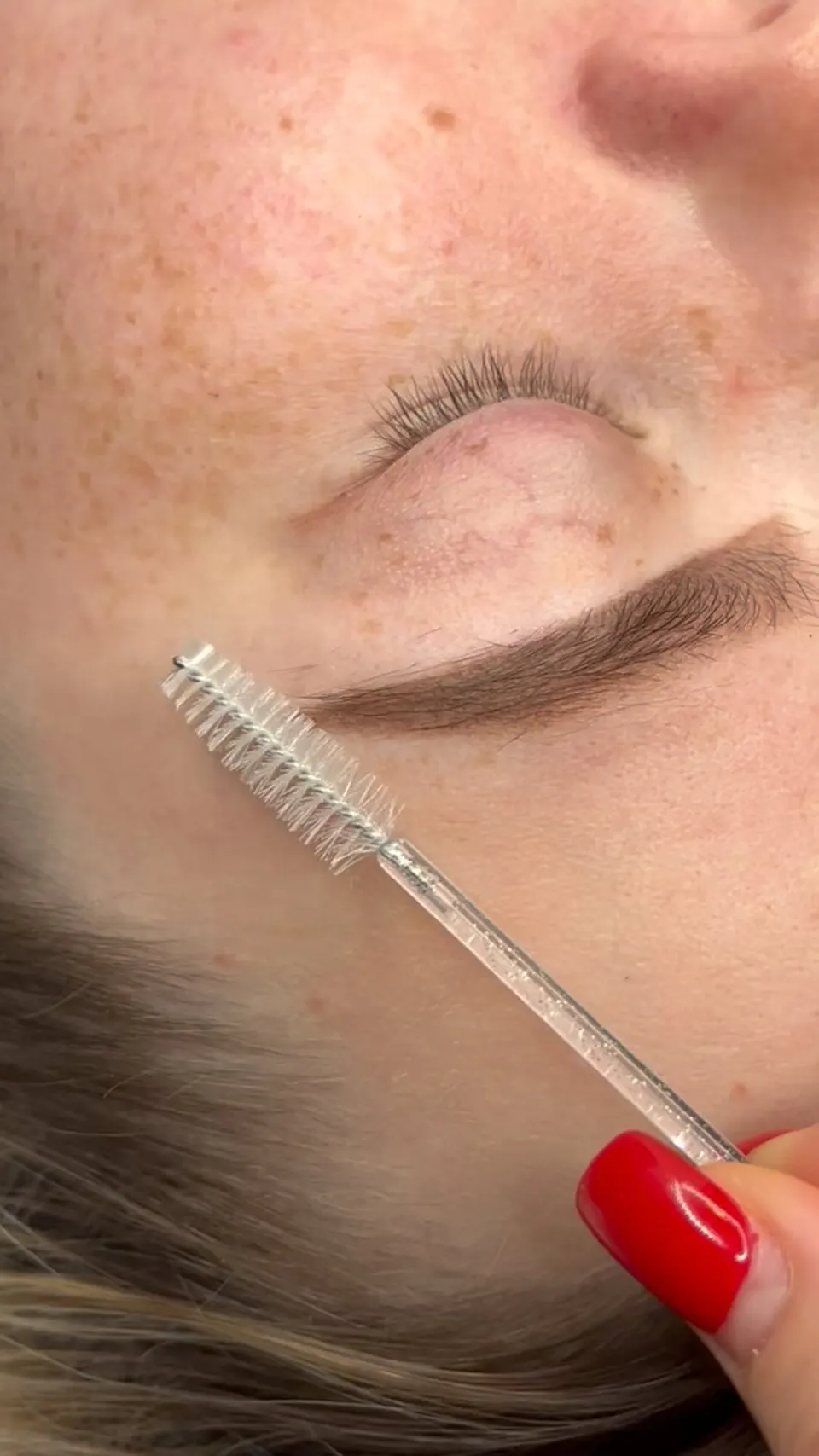 Healed semi-permanent brows